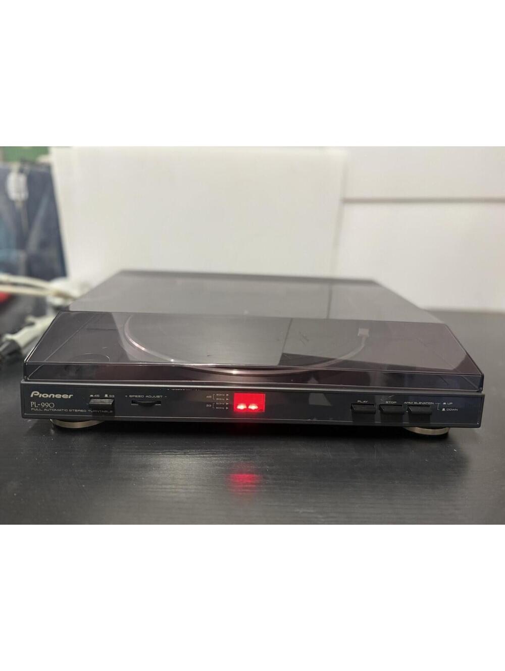 Pioneer PL-990 Fully Automatic Turntable Record Player Tested Works Preamp